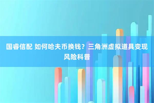 国睿信配 如何哈夫币换钱？三角洲虚拟道具变现风险科普