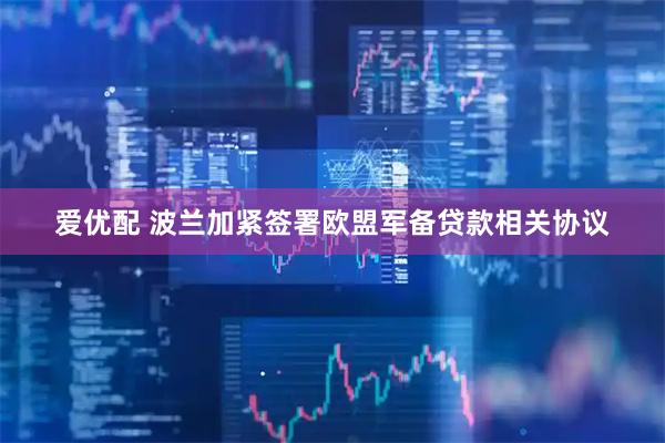 爱优配 波兰加紧签署欧盟军备贷款相关协议